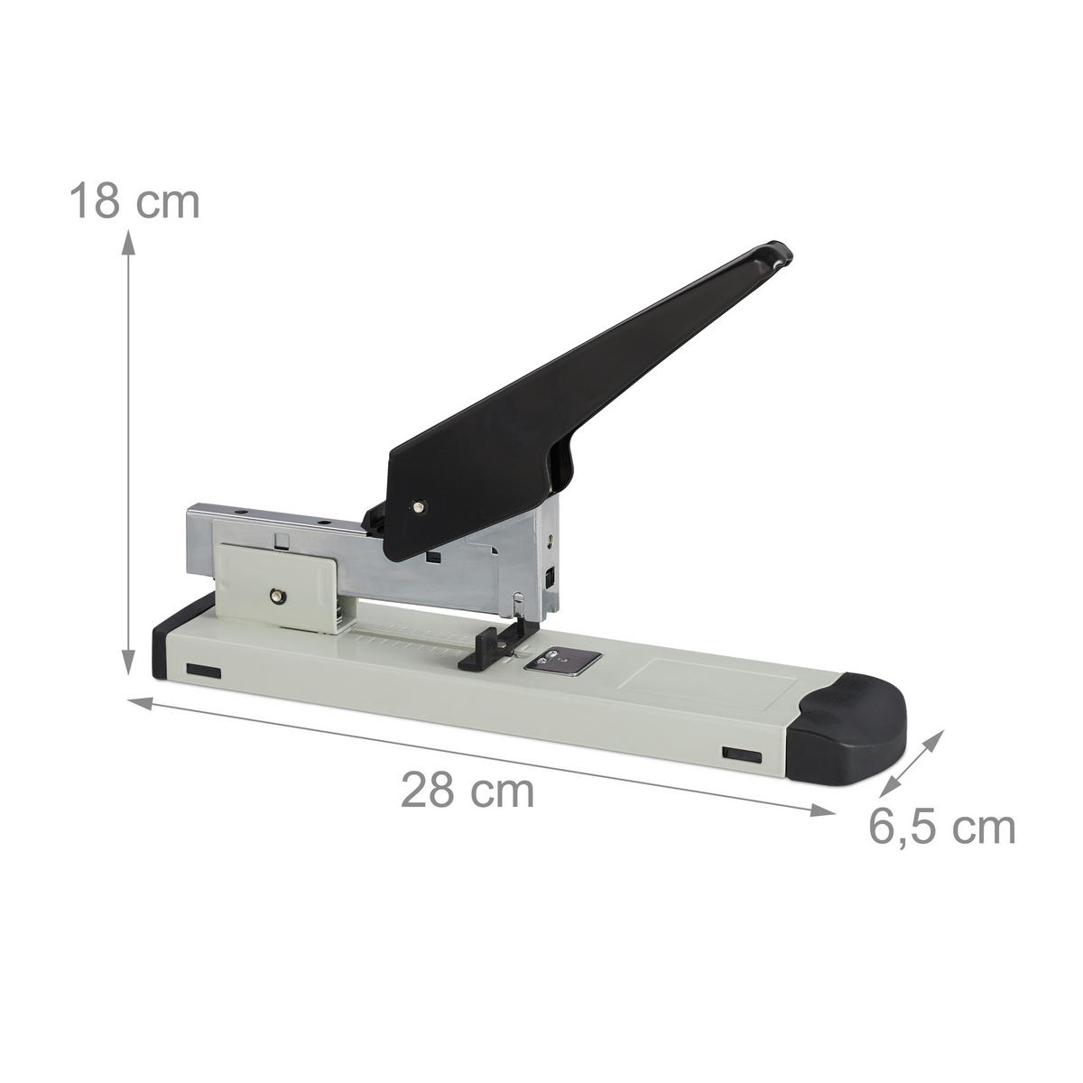 HEFTGERÄT - Multicolor, Kunststoff/Metall (28/6.5/18cm) - Relaxdays