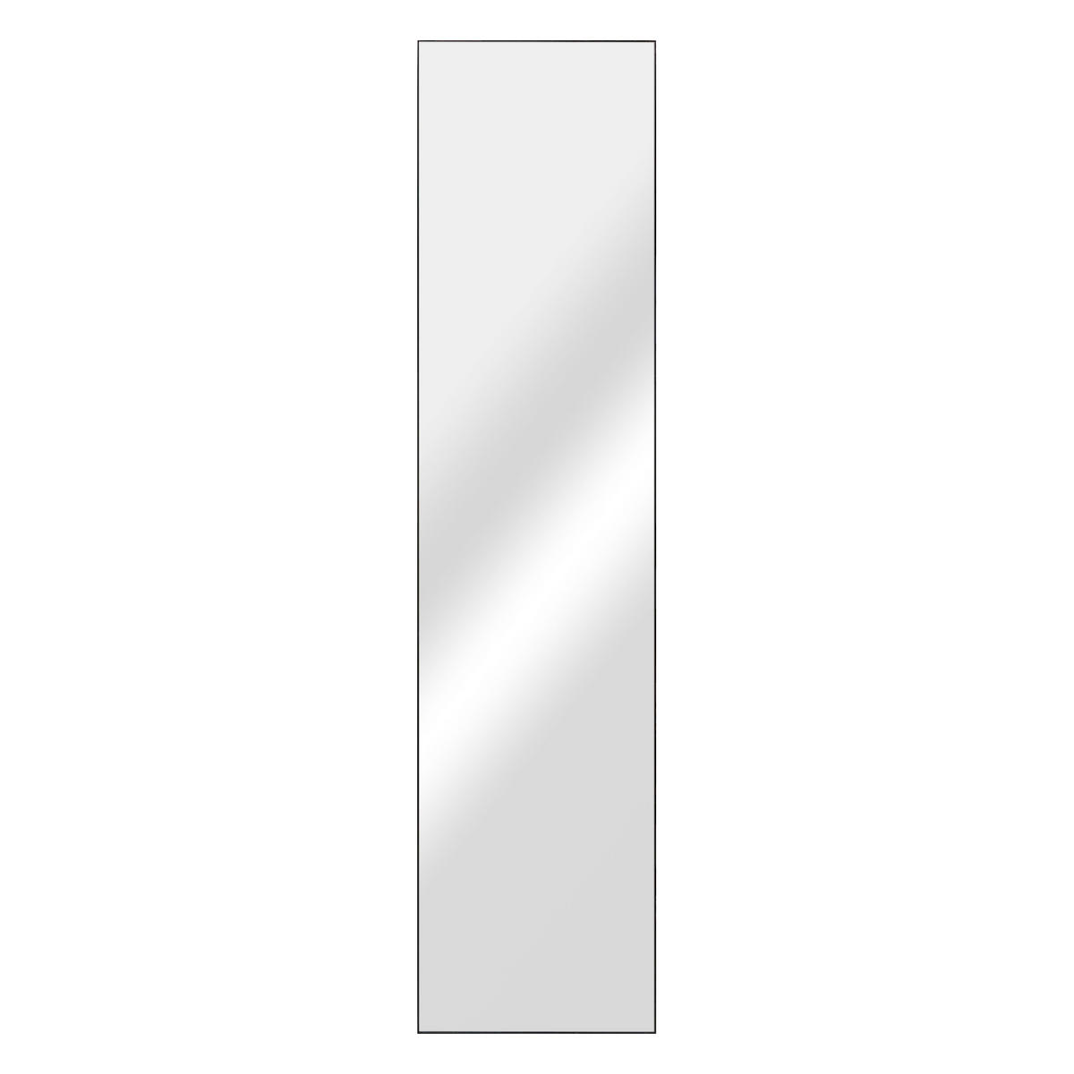 STANDSPIEGEL Barletta - Schwarz, Glas/Kunststoff (35/150.6/150cm) - [en.casa]