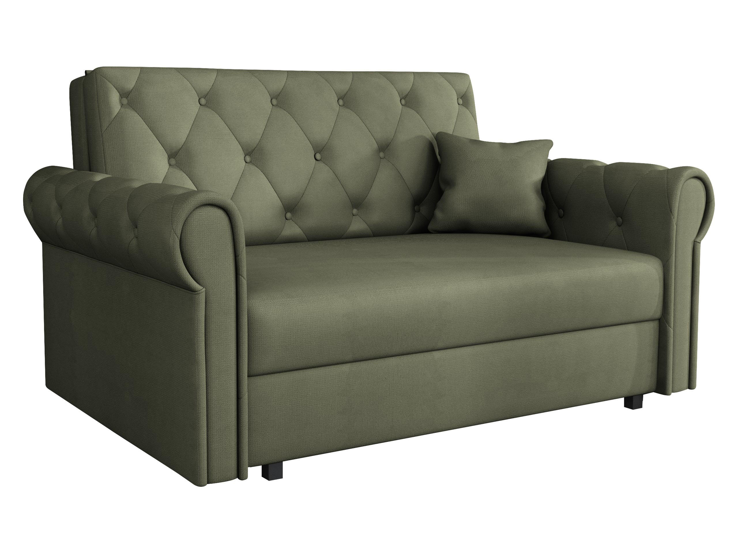 SCHLAFSOFA Viva Roma II - Dunkelgrün/Schwarz, Holz/Textil (148/85/98cm) - MIRJAN24