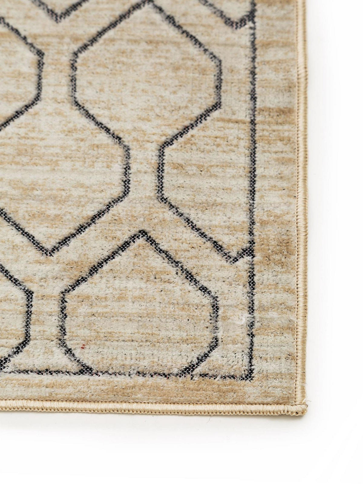 TEPPICH Daisy Cream 100x150 cm - Beige, Textil (100/1cm) - KUNSTLOFT