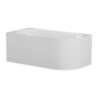 BADEWANNE (Standard) - 1 -Sitzer - Acryl - weiß - BARBORI - Weiß, Kunststoff (170/60/80cm) - Vente-Unique