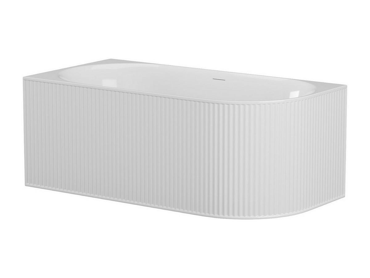 BADEWANNE (Standard) - 1 -Sitzer - Acryl - weiß - BARBORI - Weiß, Kunststoff (170/60/80cm) - Vente-Unique