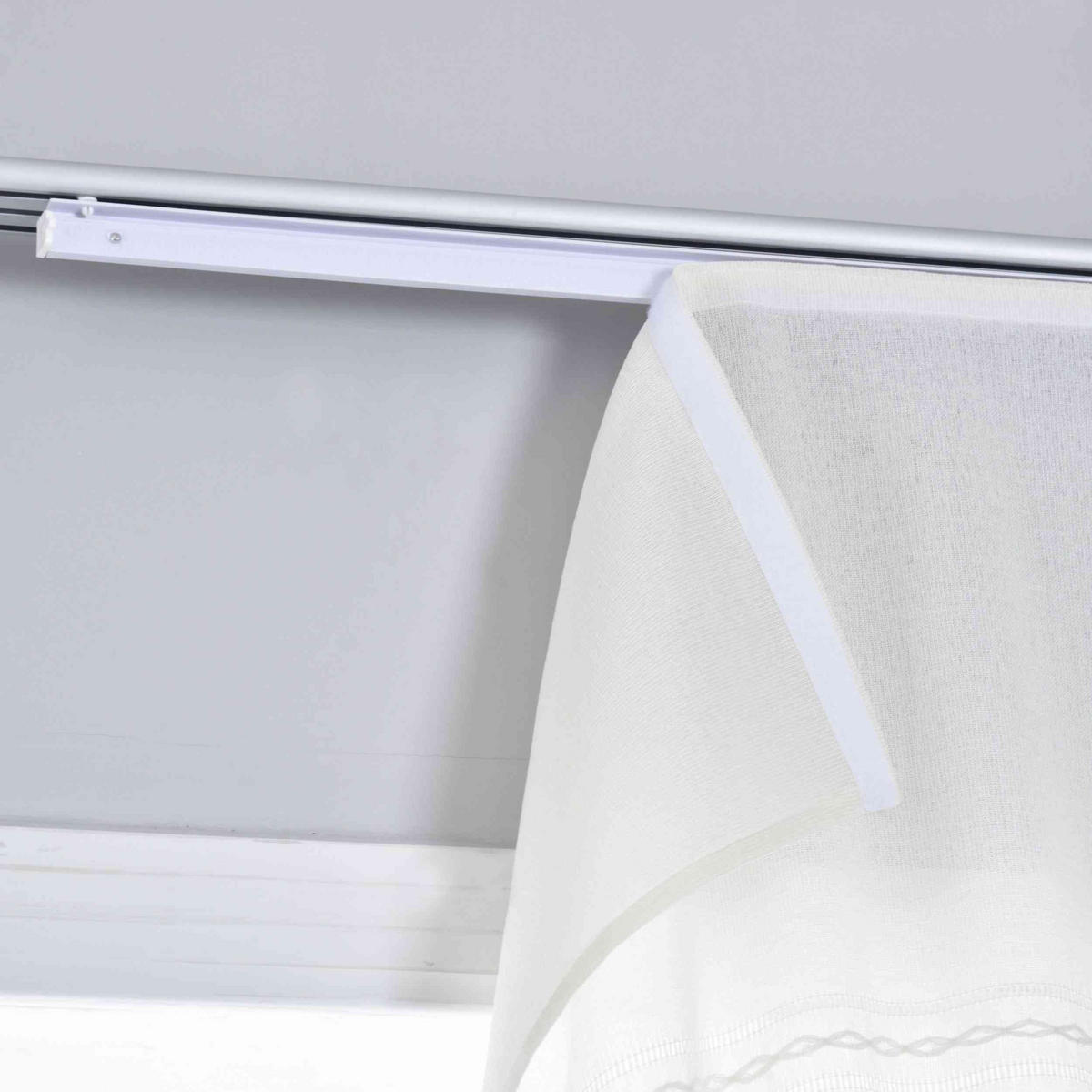 VORHANG 2ER SET »Leipzig« HxB 245x60 cm Natur - Naturfarben, Textil (60/245cm) - Gardinenbox