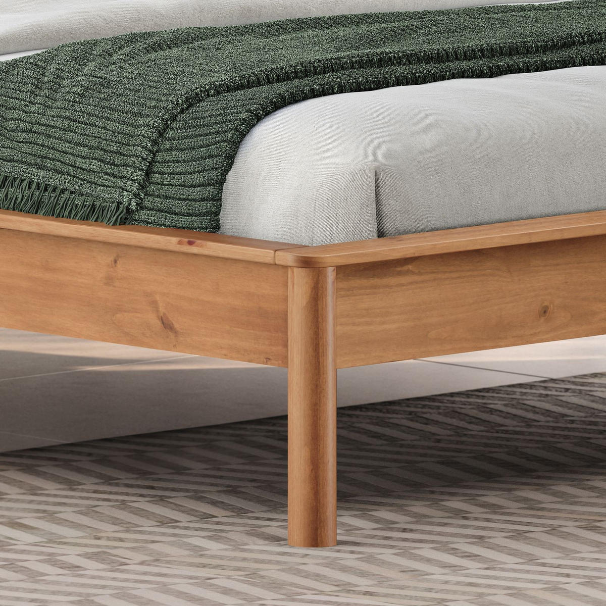 BETT APOANA 160X200 CM - Eichefarben, Holz (160/200cm) - IDIMEX