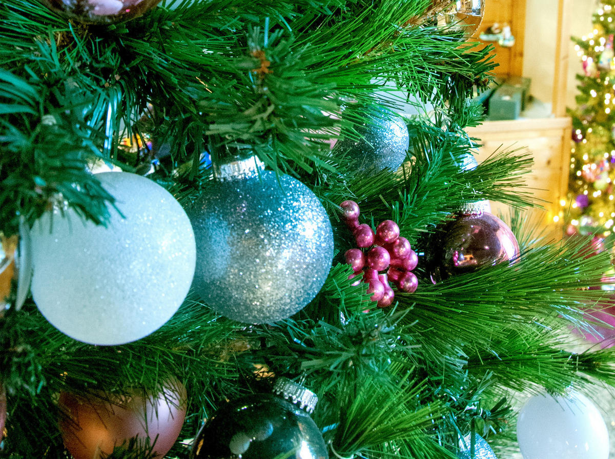 CHRISTBAUMSCHMUCK Kugelsortiment Komplettbaum Mehrfarbig 6cm (Glas / 217 Stk.) - Multicolor, Glas (6/6/6cm) - Krebs Glas Lauscha