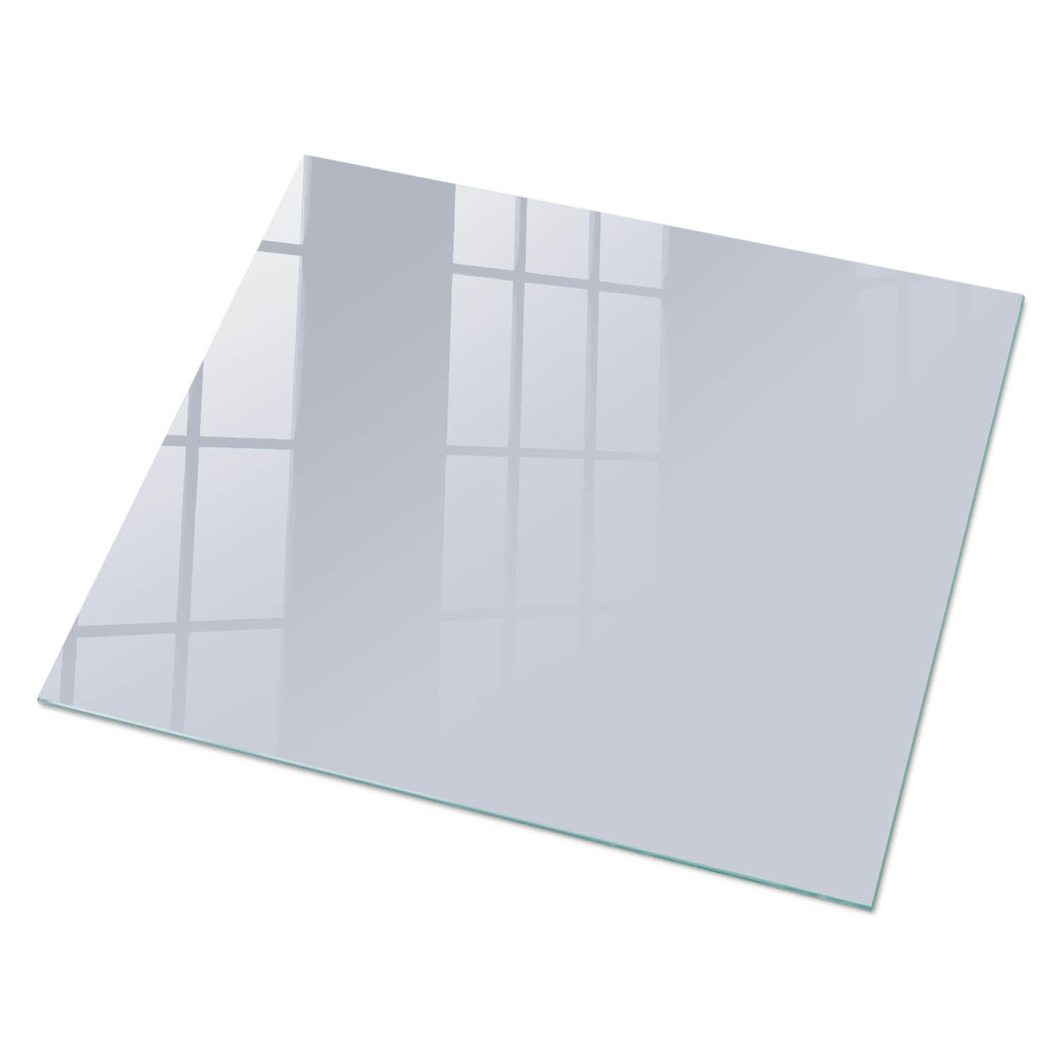 GLASPLATTE 80x60 cm – Graublau - Pink, Glas (0.4/80/60cm) - ArtPrintCave