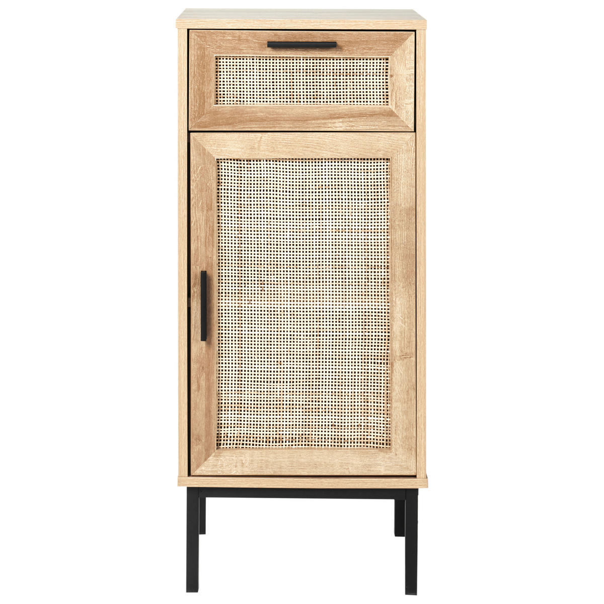 DULAP DE BAIE 40 cm maro deschis Rosell - maro/culoare naturală, compozit lemnos (40/92/36cm) - Beliani