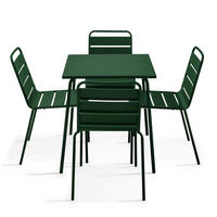 GARTENSET 5-tlg., Waldgrün - Grün, Metall - Oviala