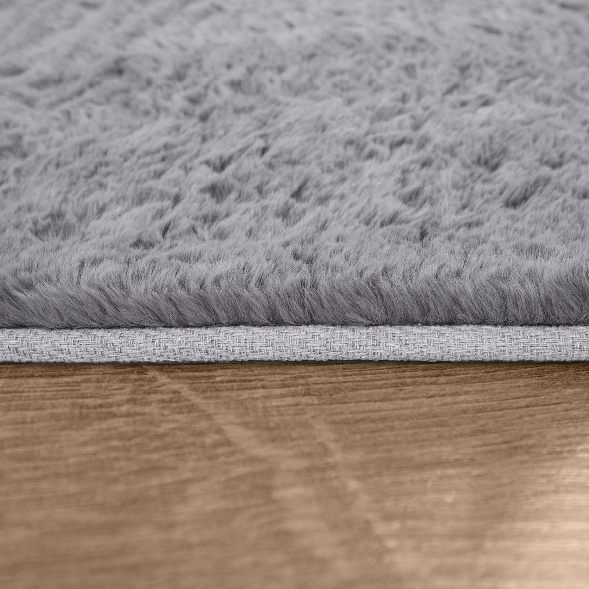 HOCHFLORTEPPICHE Anthrazit 120 x 160 cm - Anthrazit, Kunststoff (120/160cm) - TT Home