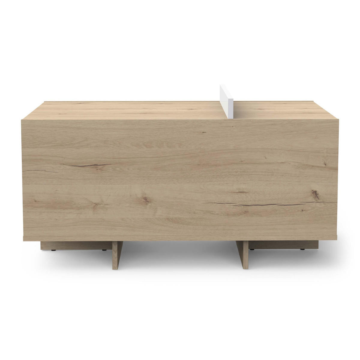 COUCHTISCH - lead 90,7/47,9/49,5 cm - Eschefarben, Holzwerkstoff (49.9/47.9/49.5cm) - Calicosy