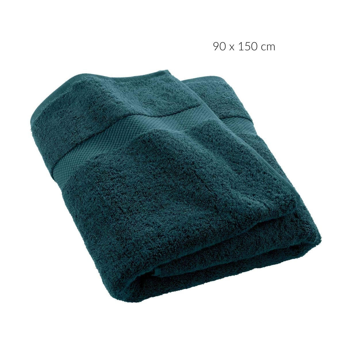 BADETUCH Baumwolle Celadon 90/150 cm - Blau, Naturmaterialen (150/90cm) - Douceur d´intérieur