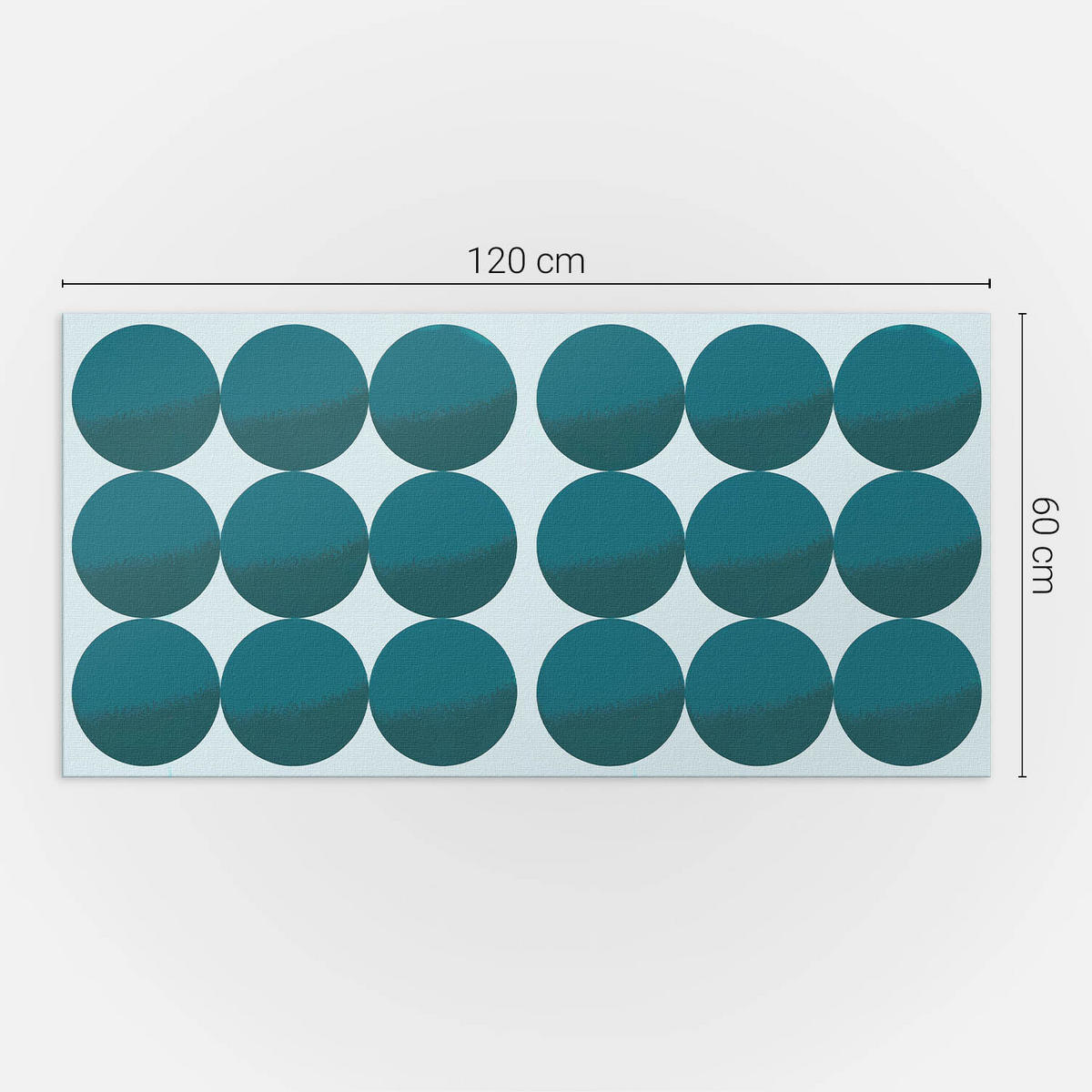 WANDPANEEL 120x60 cm selbstklebend Sferra - Pastellgrün, Kunststoff (60/1.6/120cm) - Wallfluent