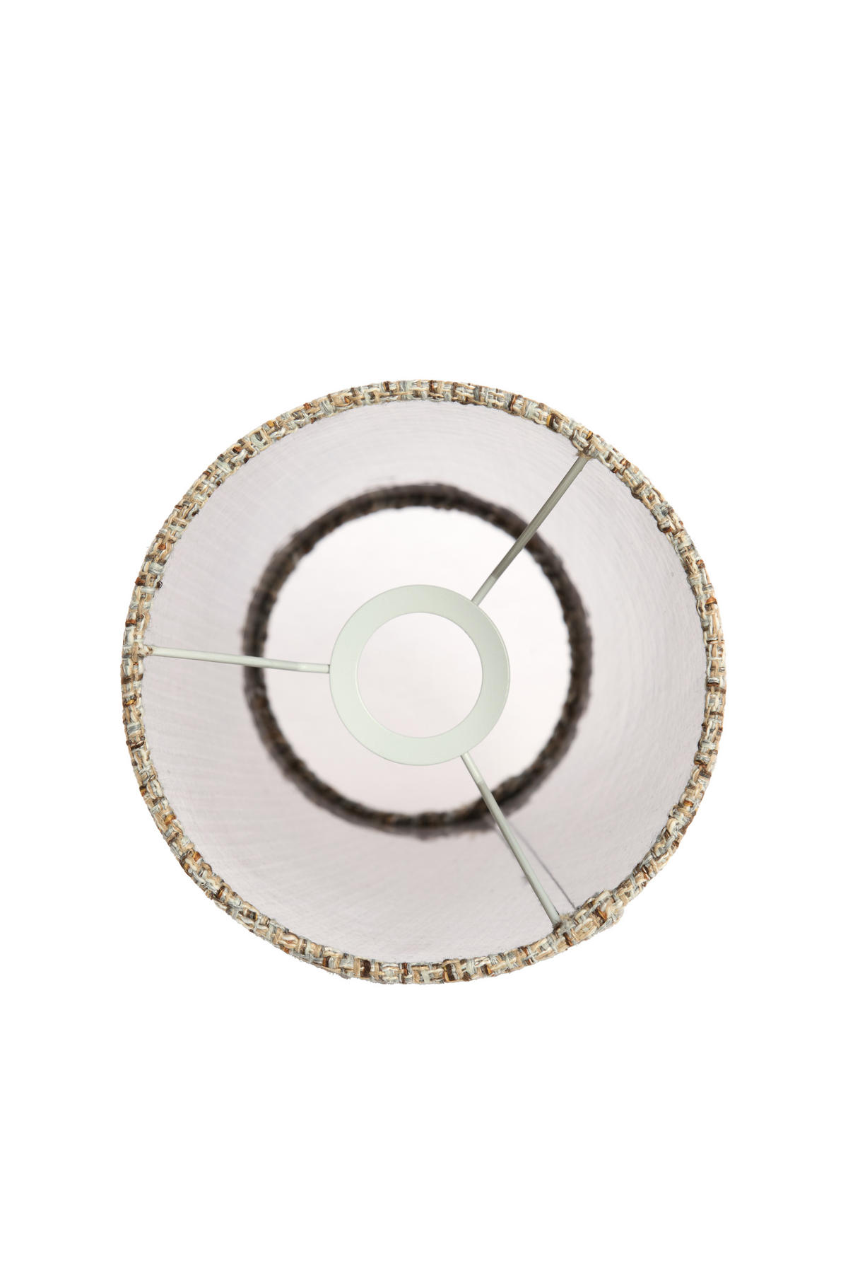 LAMPENSCHIRM Okavi Braun 19/12.5/46.5 cm - Braun, Textil (19/12.5/46.5cm) - Light & Living