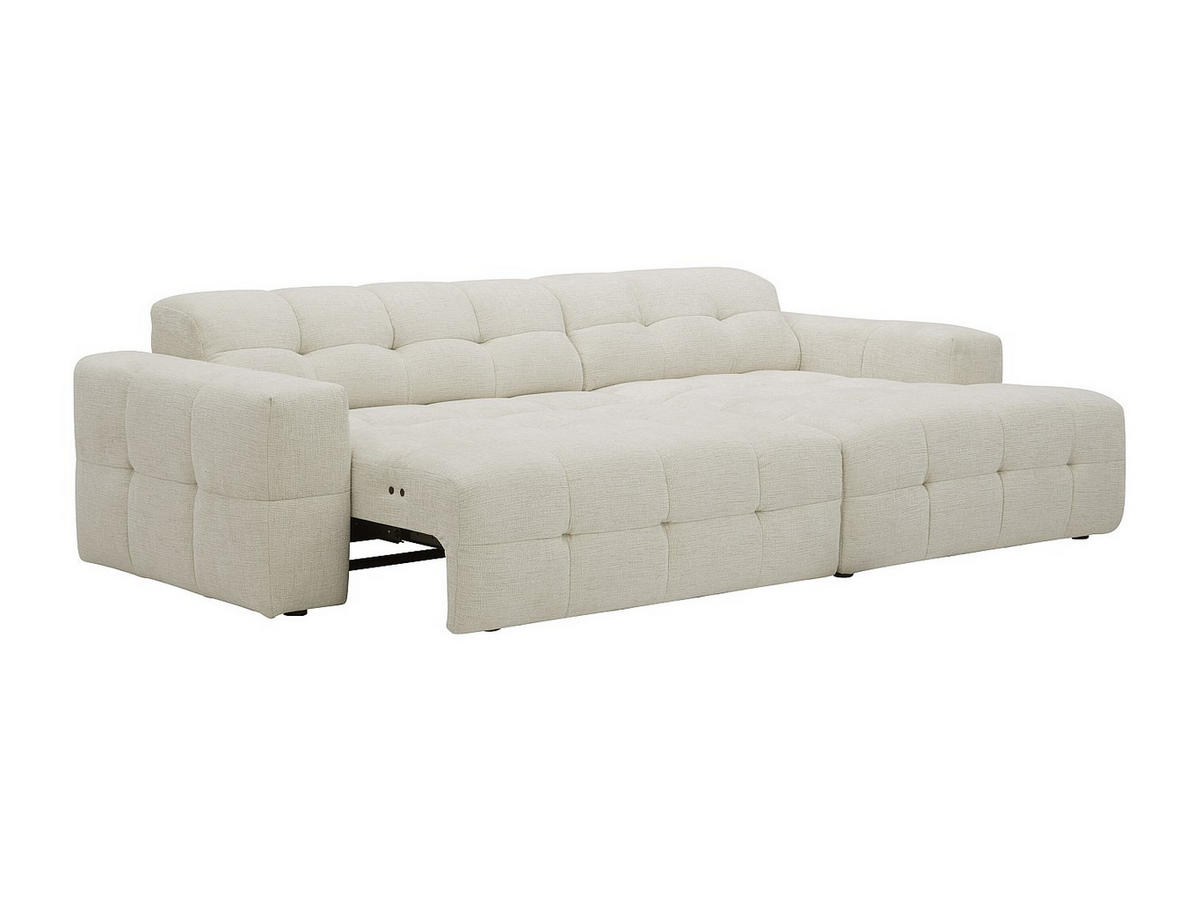RELAXSOFA - 4 Personen - stoff - beige Vikono - Beige, Kunststoff/Textil (268/77/157cm) - Vente-Unique