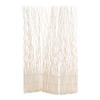 PARAVENT Wave 3 Weidenzweige geblichen - Beige, Naturmaterialien (120/170/6cm) - DESIGN DELIGHTS