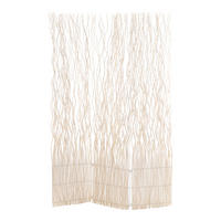 PARAVENT Wave 3 Weidenzweige geblichen - Beige, Naturmaterialien (120/170/6cm) - DESIGN DELIGHTS