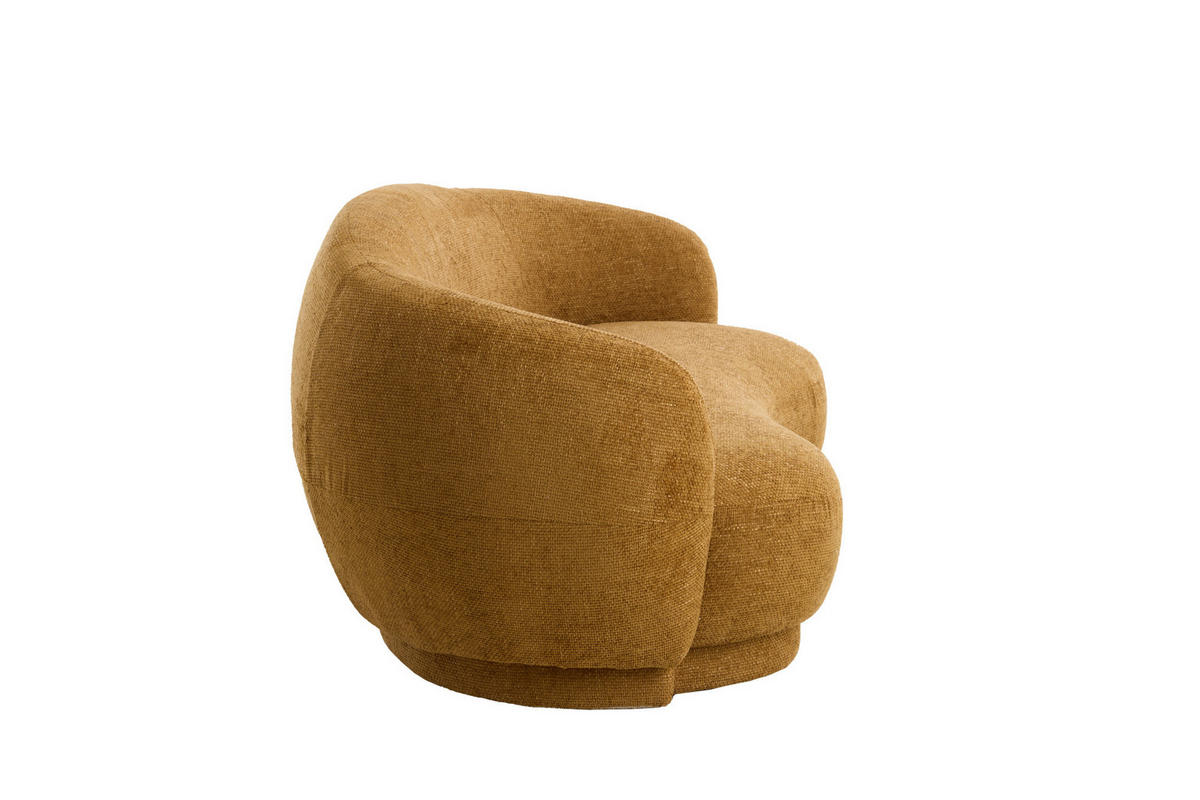 BANK Uvita Gelb 191/93/73 cm - Gelb, Holz (93/73/191cm) - Light & Living