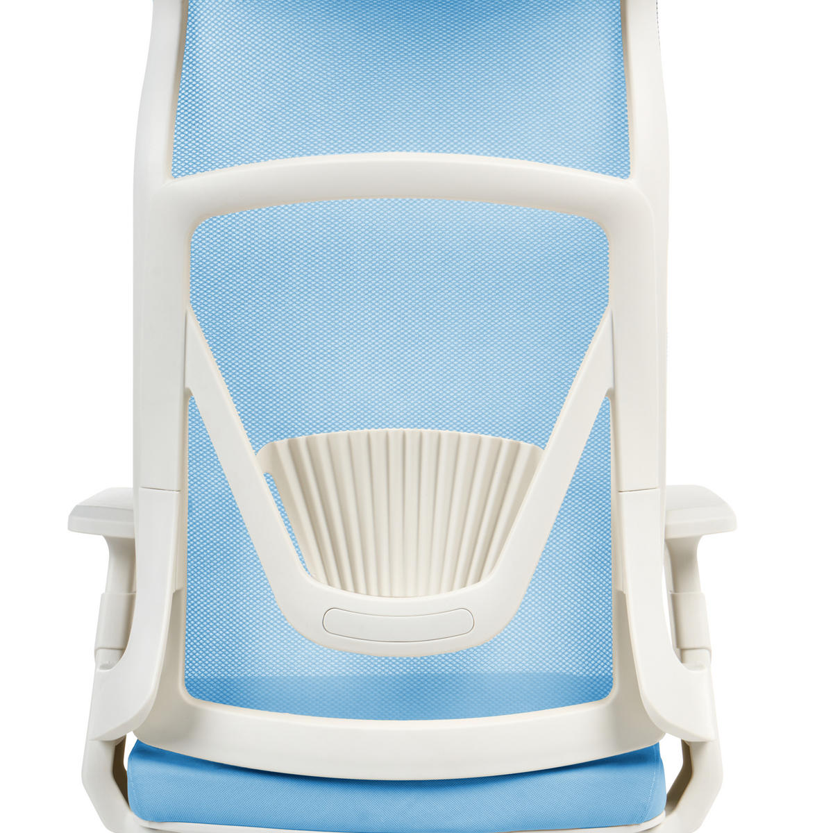 BÜROSTUHL Hellblau Bard - Hellblau, Textil (50/113/66cm) - Beliani