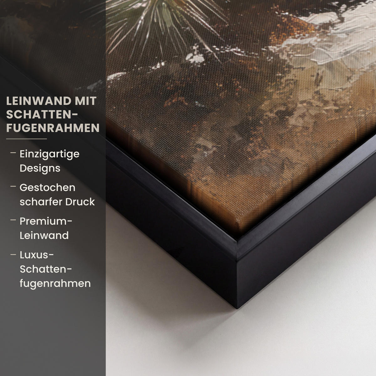 LEINWAND Bilder mit Rahmen - Weihnachten - Kugeln - Beige - Gold - 40x60 - Goldfarben, Textil (40/60cm) - MuchoWow