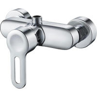 DUSCHARMATUR Aufputz Chrom 150 mm Abstand - Silberfarben, Metall (15/8/22cm)