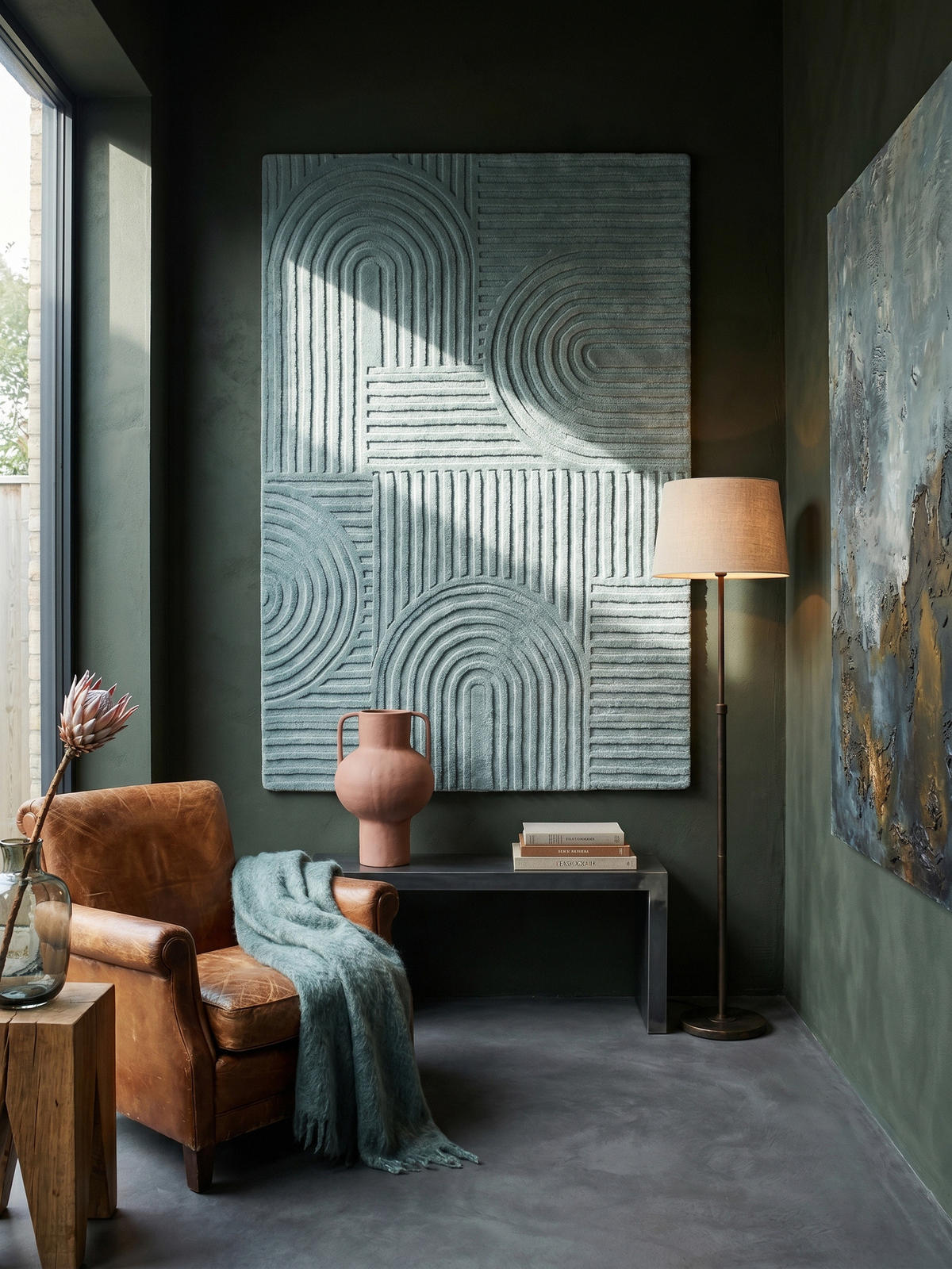 WOLLTEPPICH LEVEN 160/230 cm - Blau, Textil (230/160cm) - KADIMA DESIGN