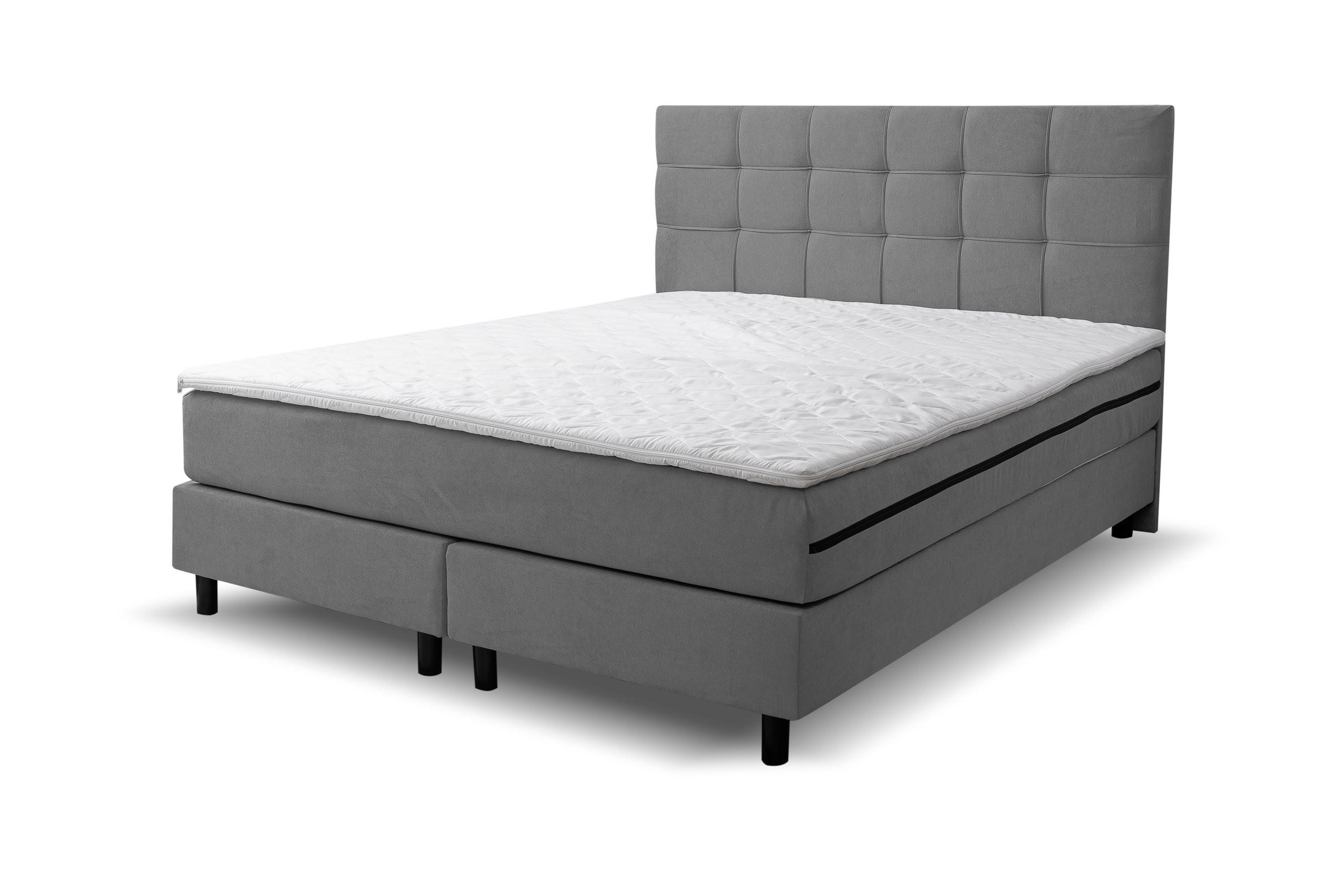Venasi Möbel Boxbett Grau 180x200 cm