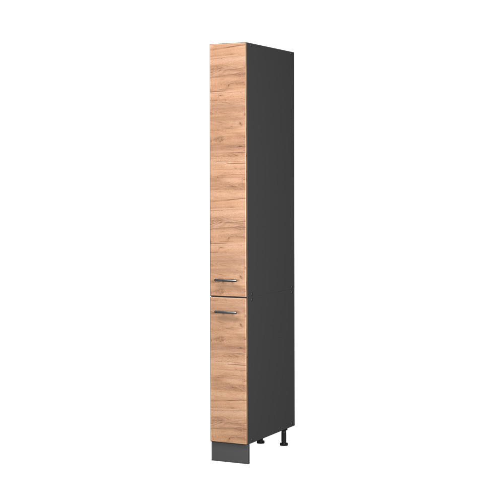 Vicco LÉKÁRNIČKOVÁ SKŘÍŇKA Fame-Line, Zlatý mocný dub/Antracit, 20 cm, PD Dub