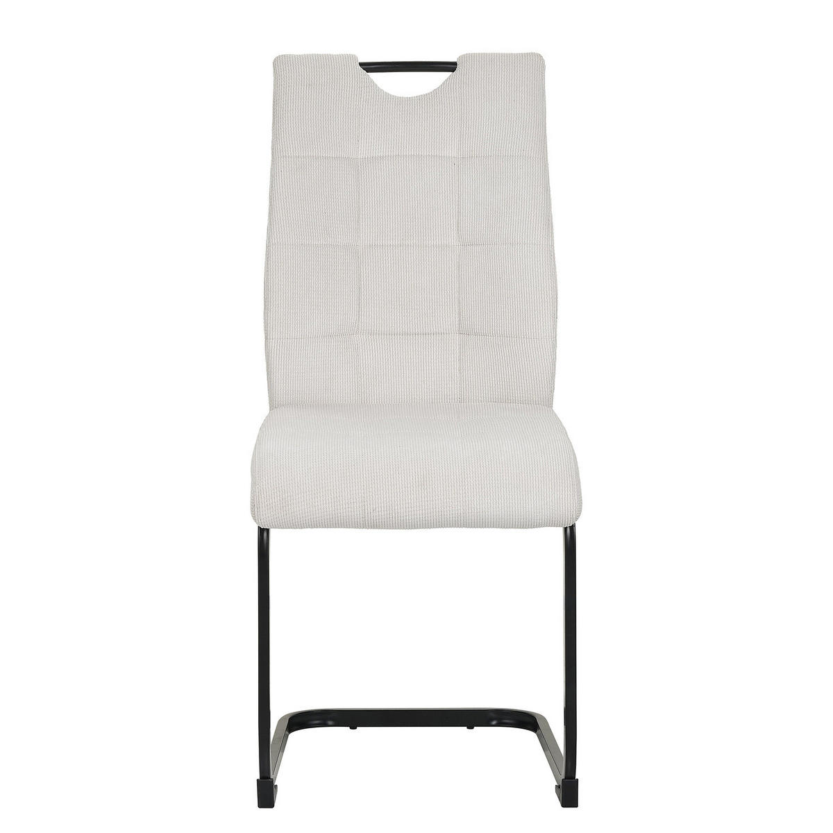 FREISCHWINGER 4ER-SET - Metall / Textil - Beige, Textil/Metall (44/96/59cm) - home24