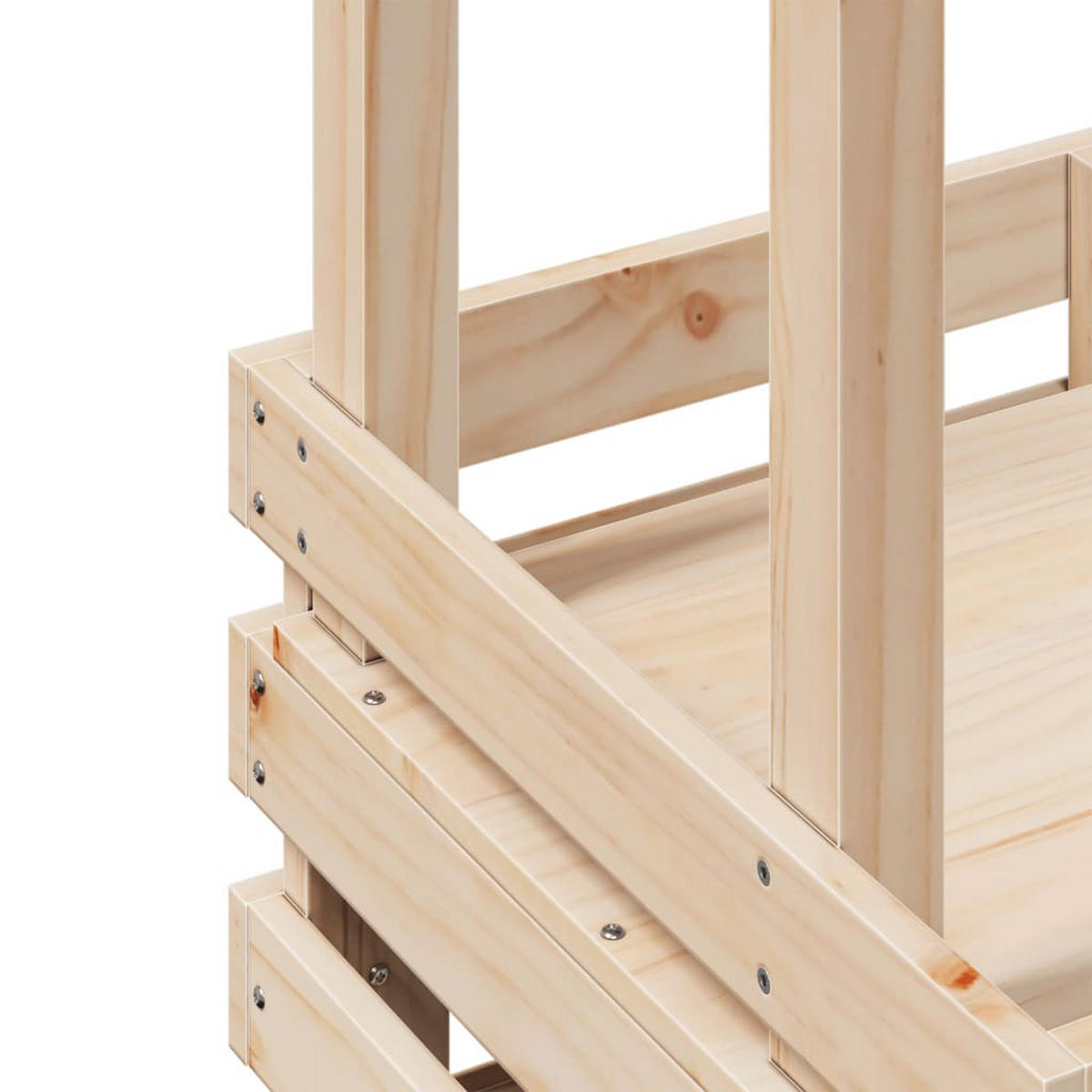 GARTENBAR Mit Dach 112,5/57/195,5 Cm Massivholz Kiefer - Braun, Holz (57/112.5/195.5cm) - vidaXL