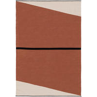 BAUMWOLLTEPPICH Lenny Terracotta 120x170 cm - Terracotta, Textil (120/170cm) - benuta Pop