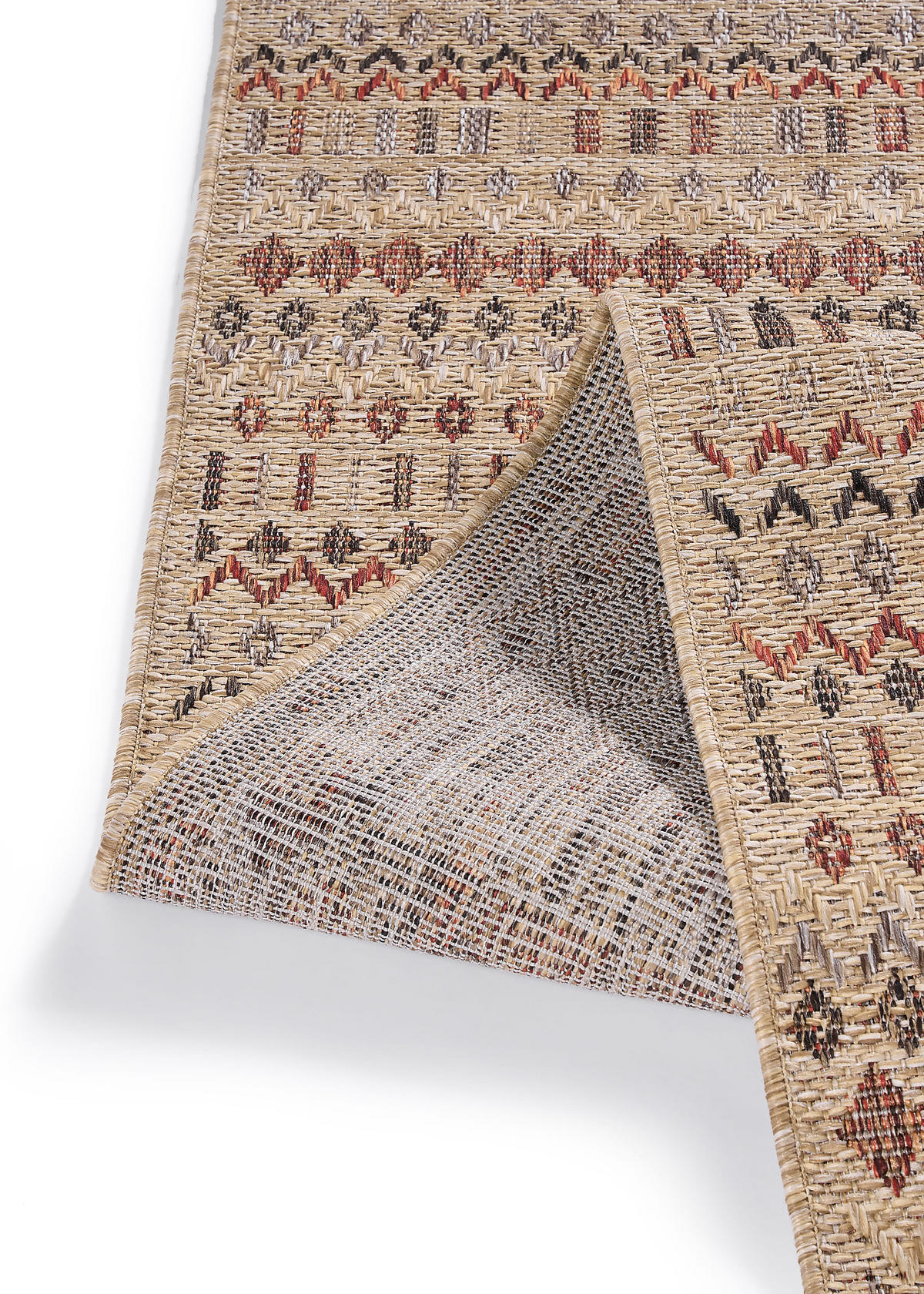TEPPICH YUCANA Beige Outdoor Flachgewebe 120/170 cm - Beige, Textil (120/170cm) - Tapiso