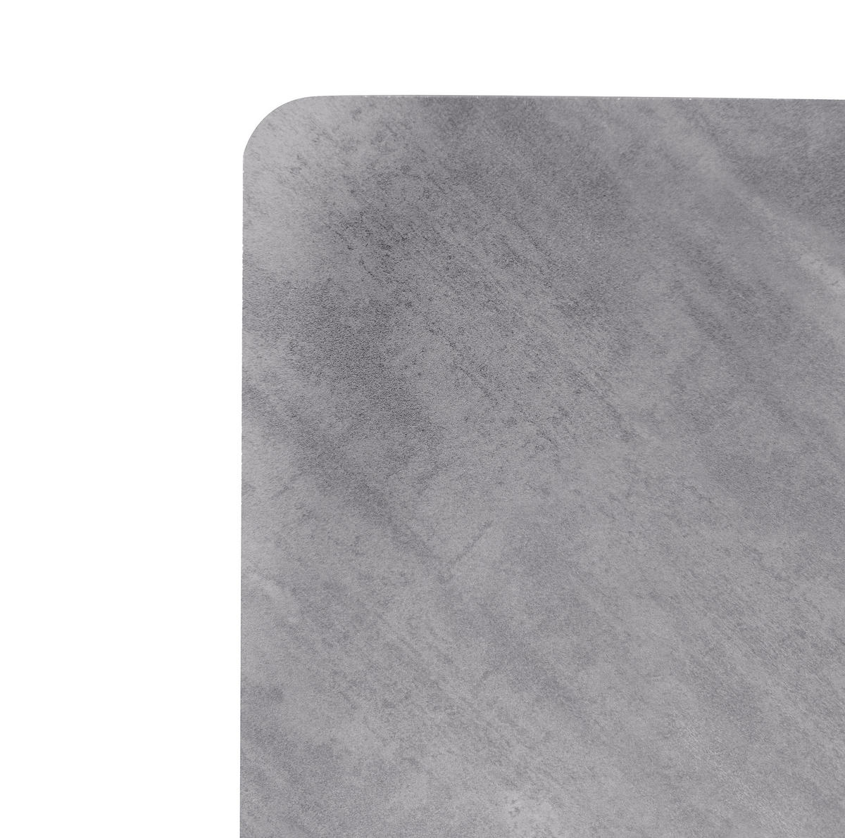 ESSTISCH 65x116x75 cm in Grau aus Spanplatte mit Holzmaserung, modern und stabil - Grau, Holzwerkstoff (65/116/75cm) - Modfu