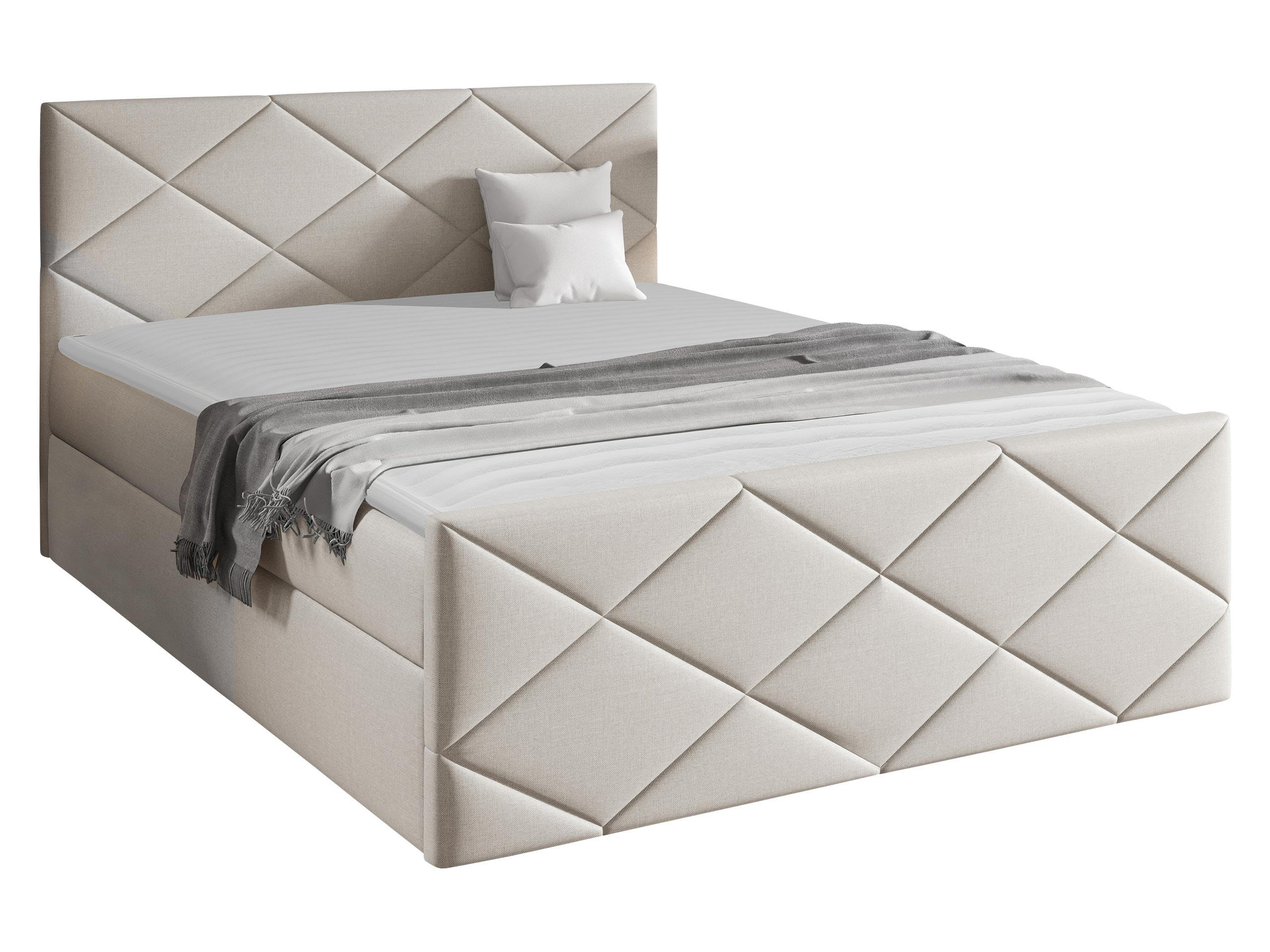 BOXBETT Herkules - Creme, Holz (120/200cm) - MIRJAN24