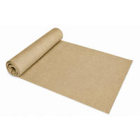 TISCHLÄUFER 40/100 cm Beige Natur Leinenoptik - Beige, Textil (40/100cm) - TiborTex