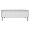 COUCHTISCH Ozmi 1SZ - Schwarz/Weiß, Holzwerkstoff/Metall (50/100/40cm) - MIRJAN24