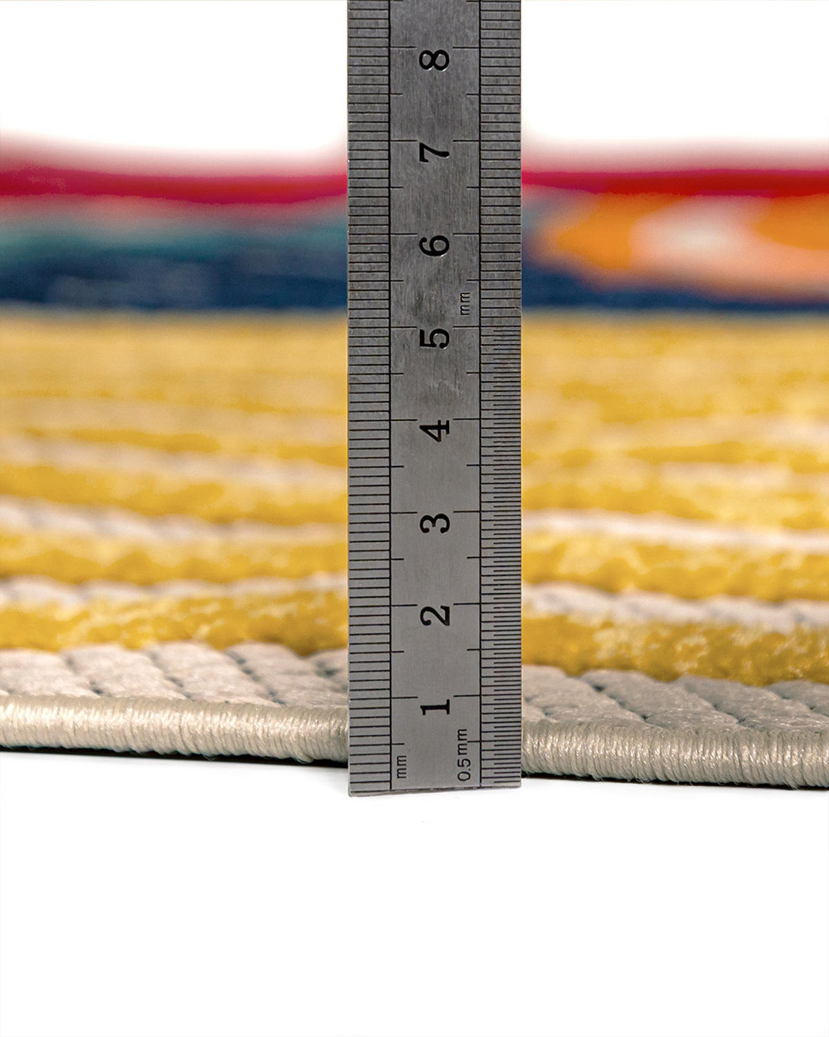 TEPPICH In-& Outdoor Fano Primula Mazovia 200x300cm Rot Gelb Abstrakt Kurzflor - Gelb, Textil (200/300cm) - Mazovia