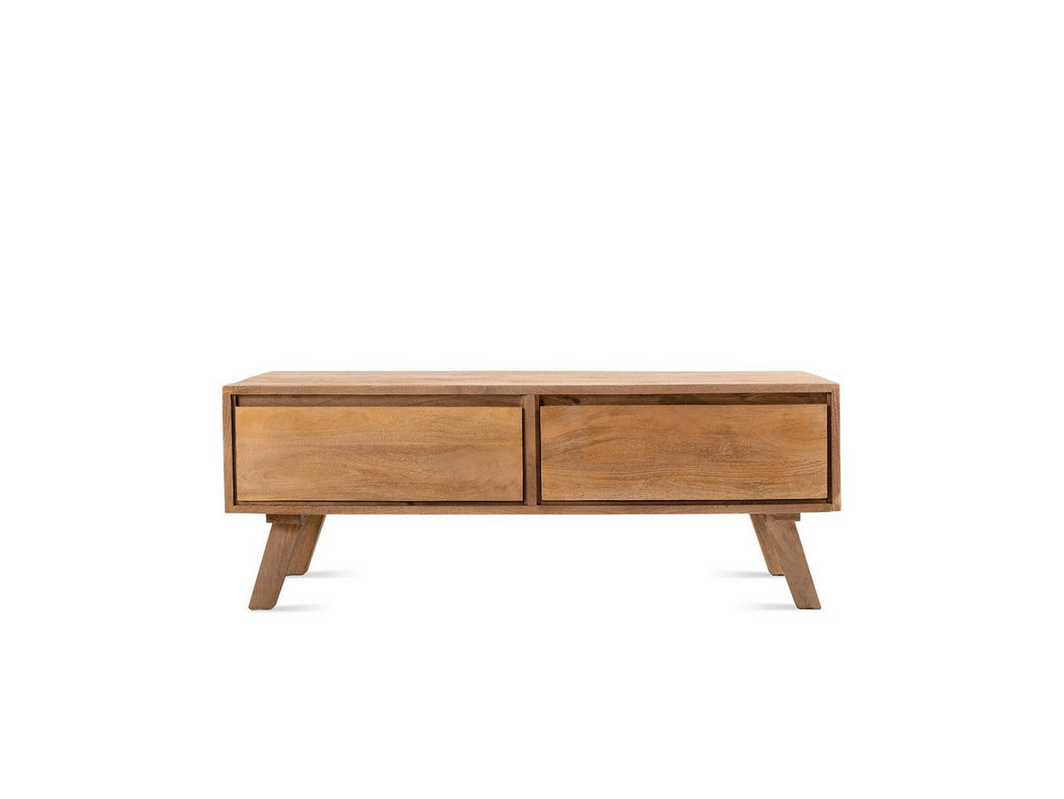 COUCHTISCH Bibi Mangoholz 120 cm / 60 cm Natur - Naturfarben, Holz (60/120/45cm)