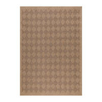 TEPPICH Outdoor Flachgewebe Vintage Polypropylen Balkon Schwarz Rechteckig 200x290 - Schwarz, Textil (200/290cm) - KADIMA DESIGN