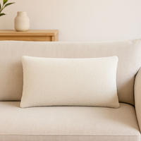 BOUCLÉ Kissen, Fellkissen, Plüschkissen Natur 30x50cm - Naturfarben, Textil (30/50cm) - nordic coast company