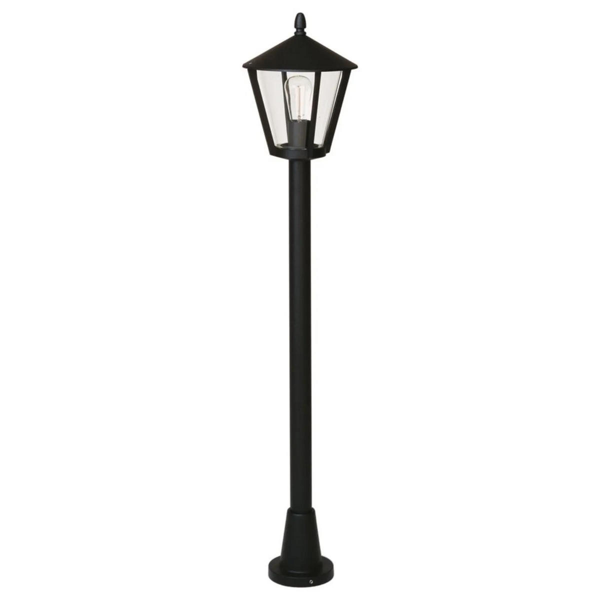 WEGELEUCHTE Schwarz - Schwarz, Metall (13/13/135.5cm) - click-licht