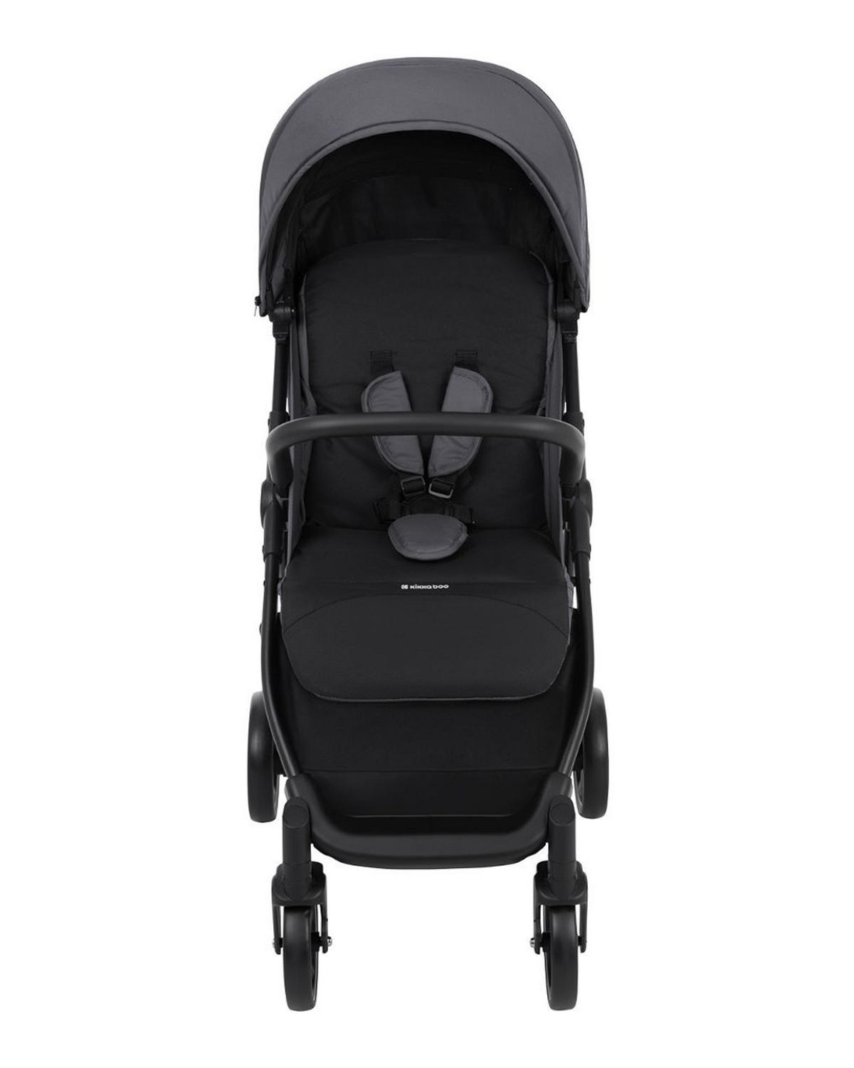 BUGGY Alexa 22 kg dunkelgrau faltbar, Rückenlehne verstellbar, Gurt - Dunkelgrau, Metall (72/51/101cm) - Kikka boo