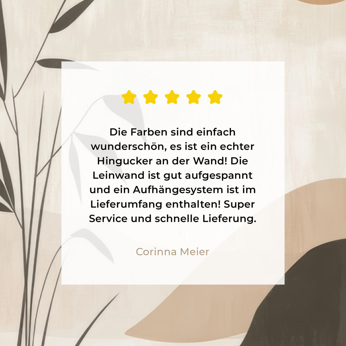 LEINWANDBILD Japandi - Landschaft - Beige XXL 150x100 cm - Cognac, Textil (150/100cm) - MuchoWow