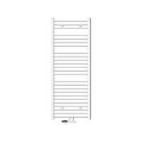 KOUPELNOVÉ těleso Sahara 600 x 1500 mm, bílé, rovné, s ventilem, rohové provedení - bílá, kov (60/150/3cm) - LuxeBath