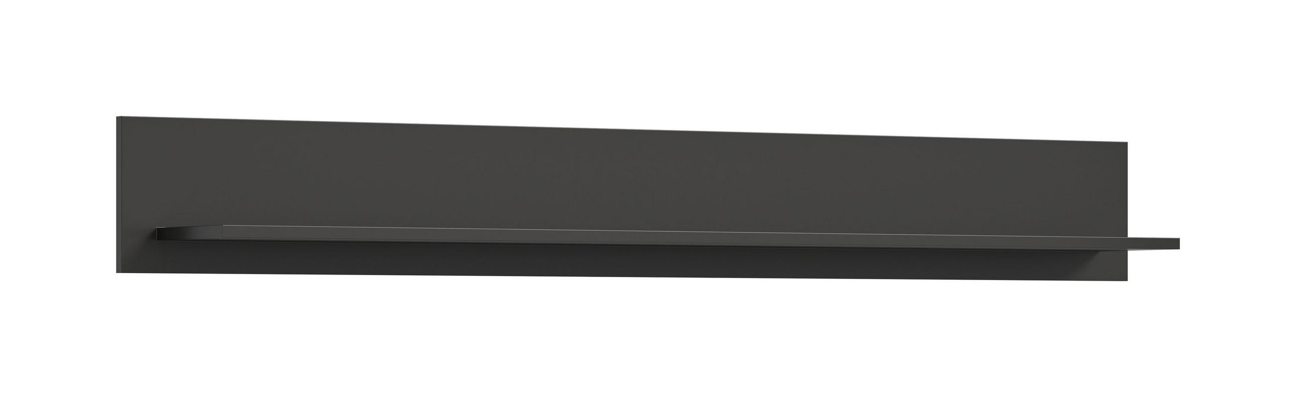 WANDBOARD Vinea (B/H/T: ca. 160/20/20 cm) in grau/grau matt - Grau, Holzwerkstoff (160/20/20cm)