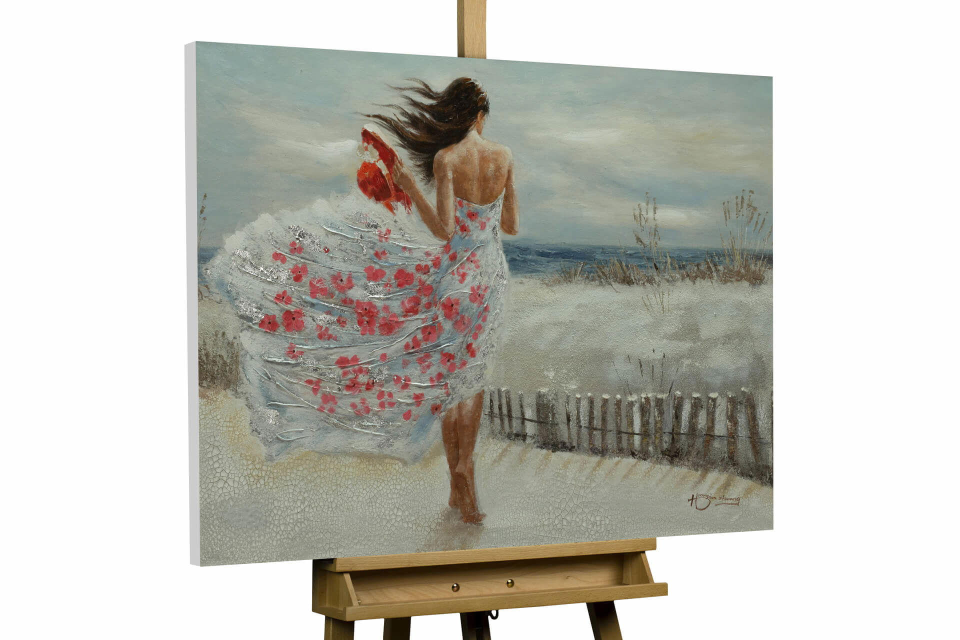 KUNSTLOFT OLEJOMALBA 100/70 cm, Moře a pláž