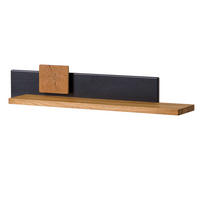 WANDREGAL Wildeiche 110x20x20 natur geölt/lackiert KITZBÜHEL #123 - Naturfarben, Holz (110/20/20cm) - Massivmoebel24