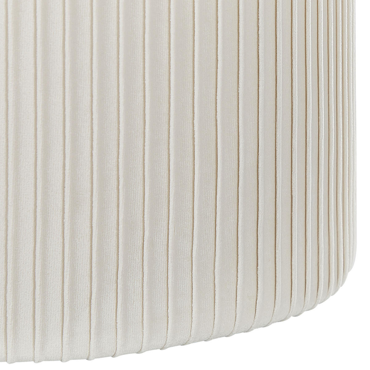 POUF Camdenton 36-31/36-31/44-38 cm - Weiß, Textil (36/44/36cm) - Beliani