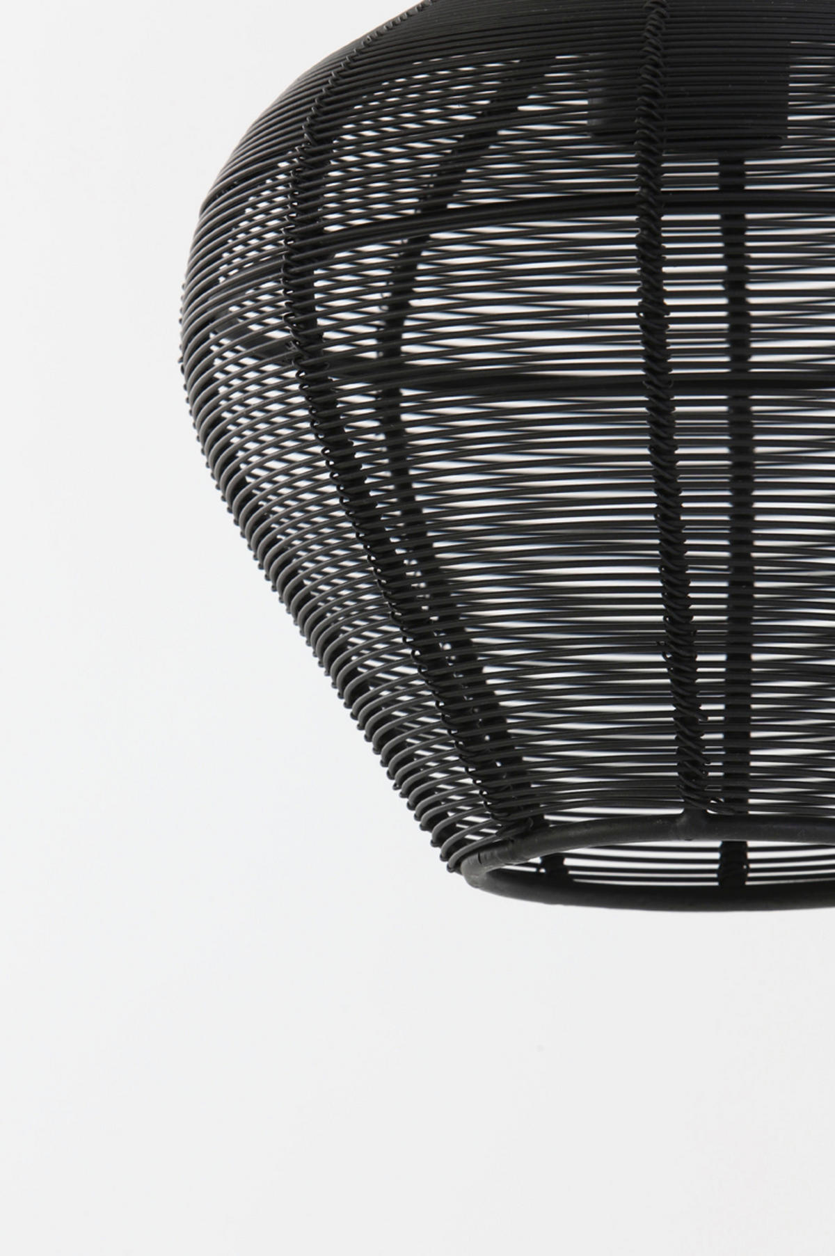 HÄNGELAMPE Alvaro Schwarz Ø20/22 cm - Schwarz, Metall (20/20/22cm) - Light & Living
