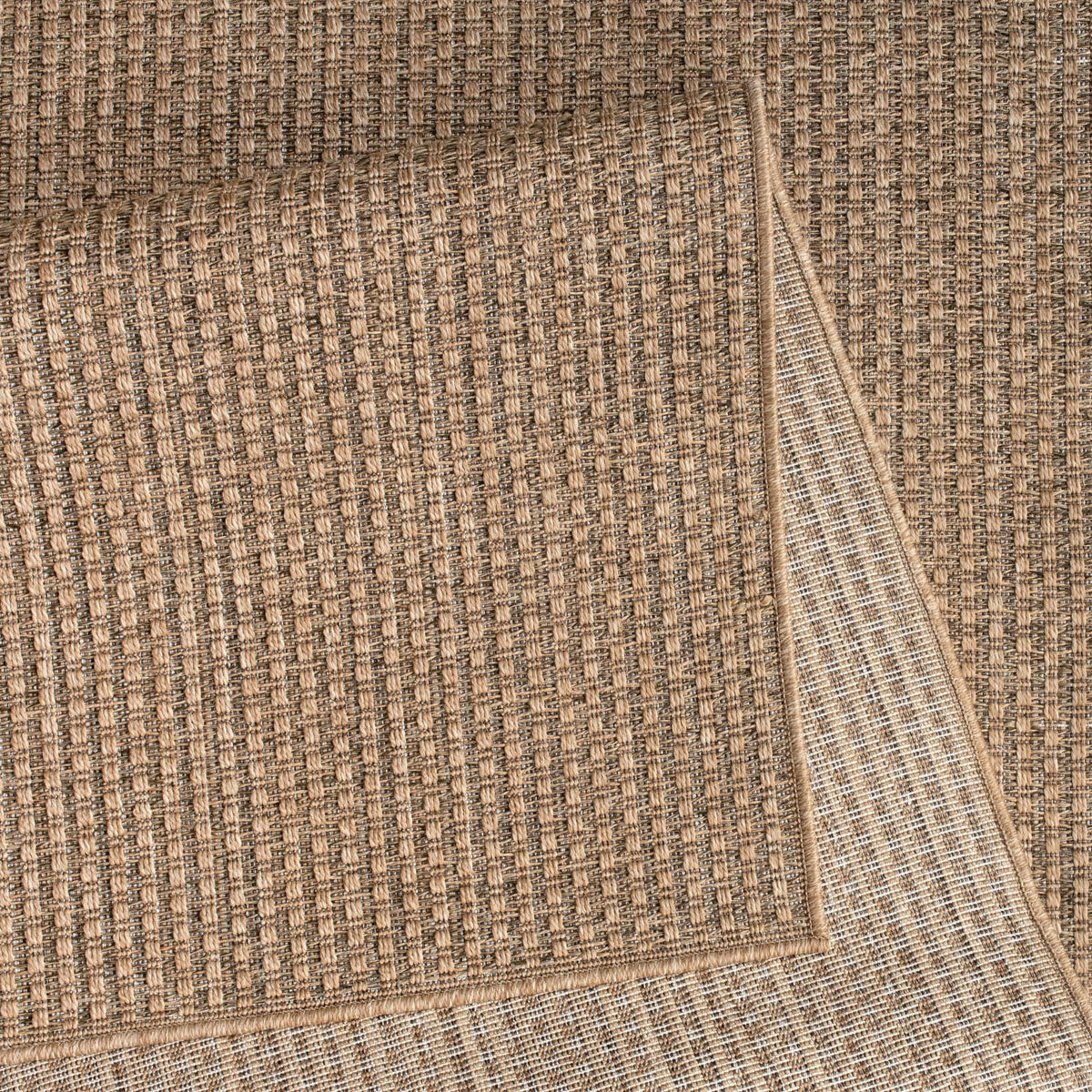 FLACHWEBTEPPICH, einfarbig, aus Polypropylen, Beige, 160 x 230 cm - Beige, Textil (160/230cm) - KADIMA DESIGN