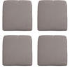 SITZKISSEN Panama 48/48 cm 4er-Set - Taupe, Textil (48/5/48cm) - Madison